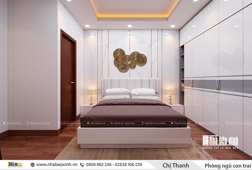 Thiết kế nội thất phòng ngủ đẹp hiện đại - NBX386